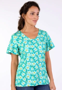 T-Shirt Violette Poppy Field - Horizon -Modekleidung 03 032410022249