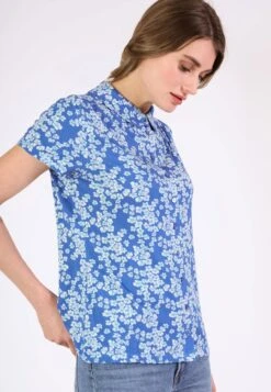 Bluse Andy Cherry Blossom - Royal Blue -Modekleidung 03 032410033282