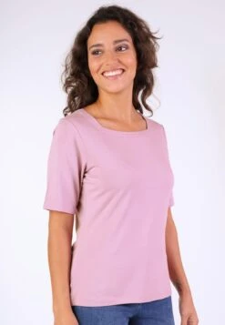 T-Shirt Constantina Solid - Pansy -Modekleidung 03 032410037393