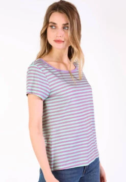 T-Shirt Tal Stripe - Fresh Mint -Modekleidung 03 032410041264