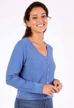 Strickjacle Franka - Royal Blue -Modekleidung 03 032410046282