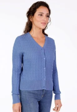 Strickjacke Carlotte - Royal Blue -Modekleidung 03 032410047282