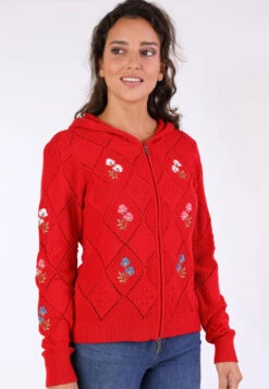 Strickjacke Maliya- Poppy -Modekleidung 03 032410051489