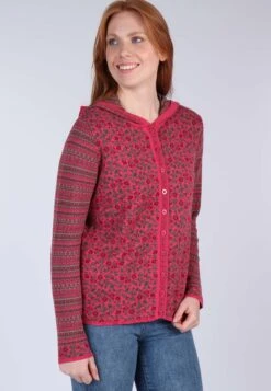 Strickjacke Freya Blossom - Pink -Modekleidung 03 062320008505