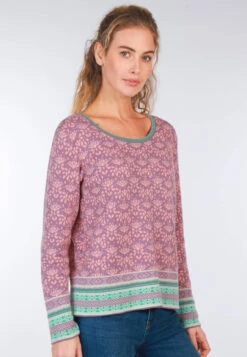 Pullover Josefine Garland - Lavender -Modekleidung 03 062410003540