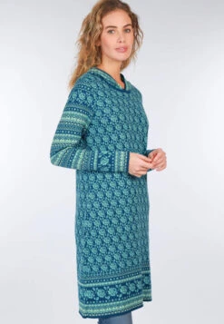 Strickkleid Benja Rose - Deep Ocean -Modekleidung 03 062410004328