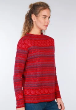 Strickpullover Sofia Rose - Rubin -Modekleidung 03 062410007501