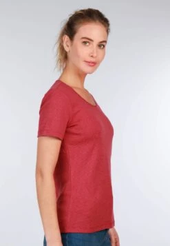 T-Shirt Sarina - Rubin -Modekleidung 03 062410017501