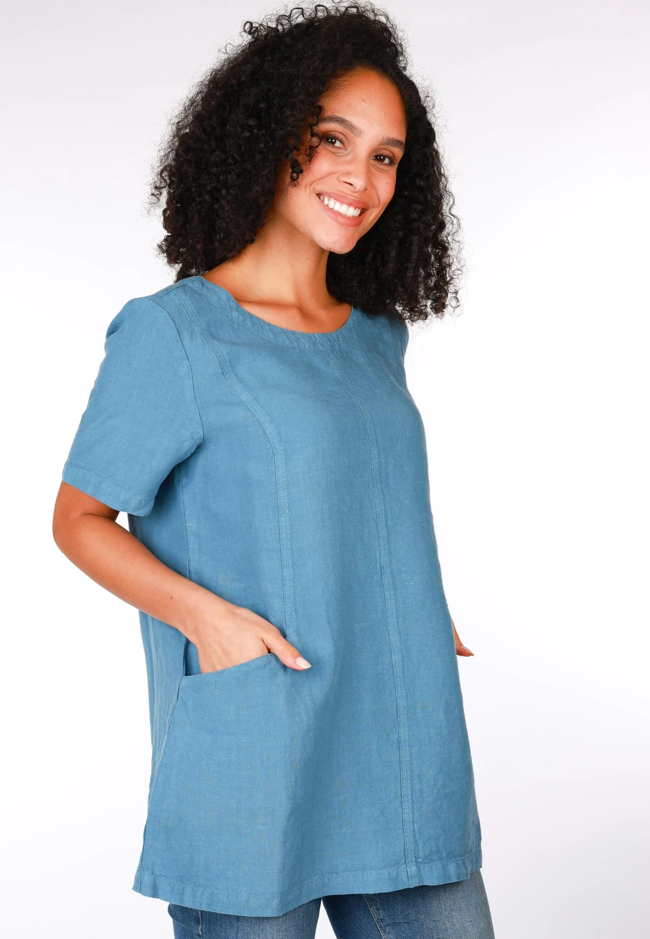 Tunika Jeike - Swedish Blue 5 Tunika Jeike - Swedish Blue – Bild 3