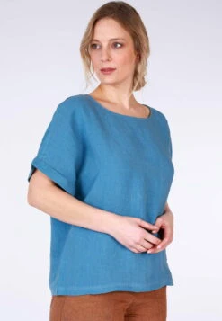 Bluse Arlyn - Swedish Blue -Modekleidung 03 082410018312