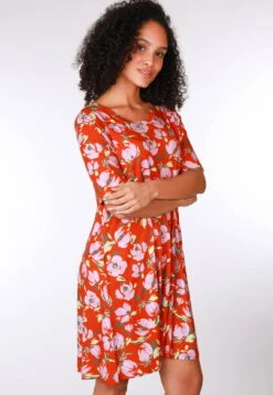 Kleid Josina Rose - Light Rust 11 Kleid Josina Rose - Light Rust -Modekleidung 03 082410033476