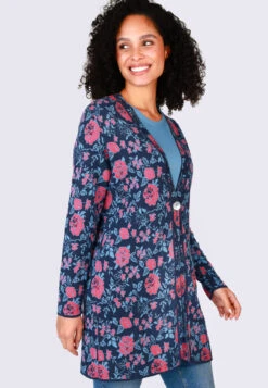 Strickjacke Rena - Navy -Modekleidung 03 082410066311