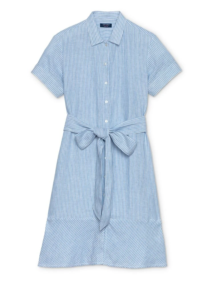 Saint James Maritimes Leinenkleid Christina Mit Dünnen Streifen 5 Saint James Maritimes Leinenkleid Christina Mit Dünnen Streifen – Bild 3