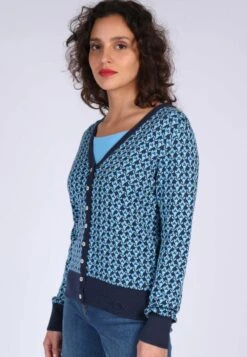 Strickjacke Tatume - Navy -Modekleidung 05 032310007311