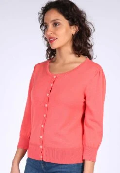 Strickjacke Carine - Peach -Modekleidung 05 032310009479