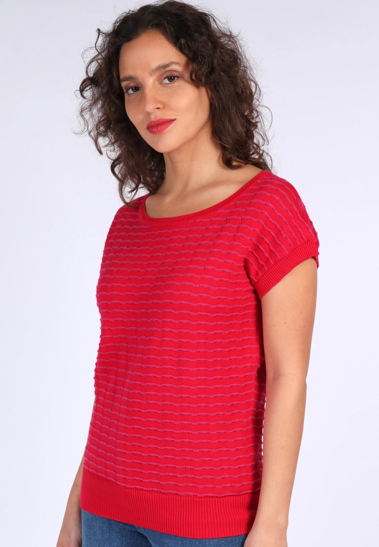 Strickshirt Aivy - Rubin 6 Strickshirt Aivy - Rubin – Bild 4