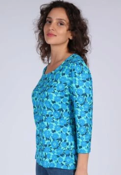 Shirt Penelope Poppy Flower - Pool -Modekleidung 05 032310018262