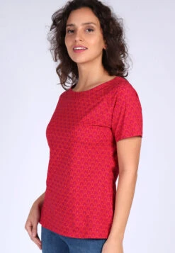 T-Shirt Zoe Spring Bow - Rubin -Modekleidung 05 032310022501