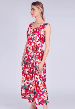 Kleid Lolette Summer Bouquet - Peach -Modekleidung 05 032310025479