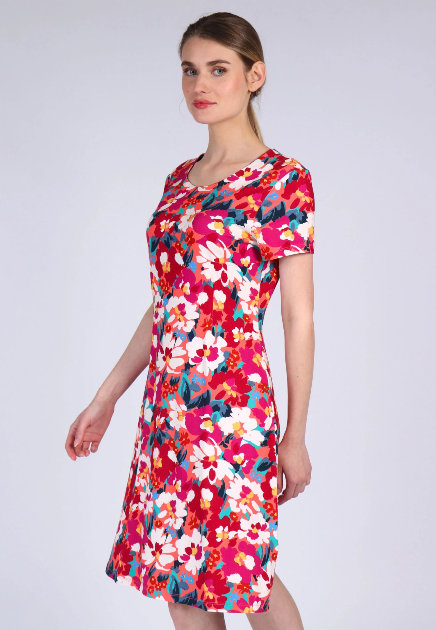 Kleid Jolie Summer Bouquet - Peach 6 Kleid Jolie Summer Bouquet - Peach – Bild 4