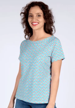 T-Shirt Zoe Spring Feather - Riviera -Modekleidung 05 032310033326