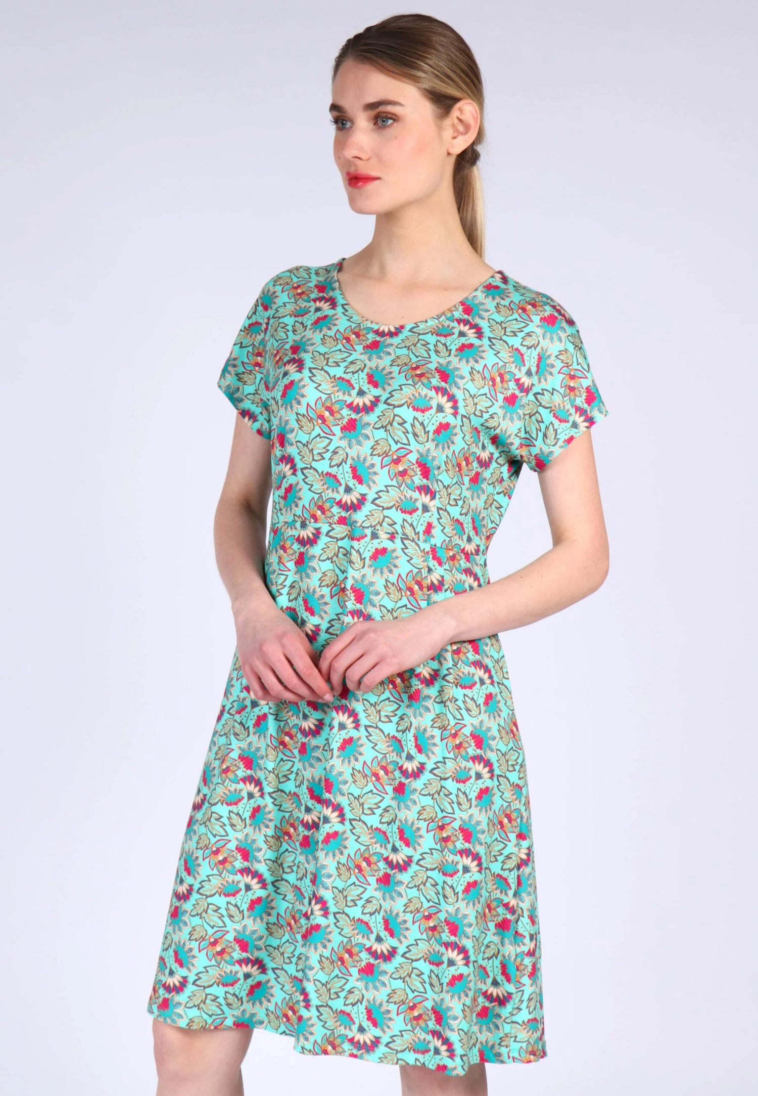 Kleid Eva Oriental Flower - Pool 6 Kleid Eva Oriental Flower - Pool – Bild 4