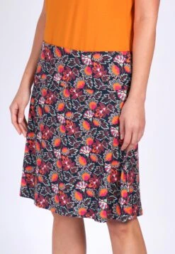 Rock Denise Oriental Flower - Navy -Modekleidung 05 032310045311