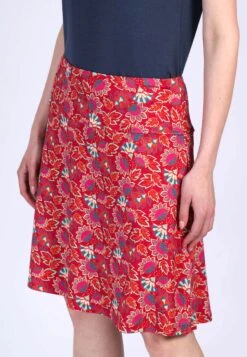 Rock Denise Oriental Flower - Rubin -Modekleidung 05 032310045501