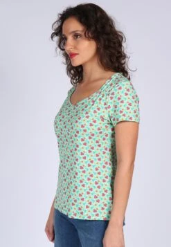 T-Shirt Jamila Little Flower - Pool -Modekleidung 05 032310055262