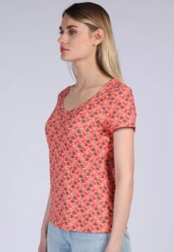 T-Shirt Jamila Little Flower - Peach -Modekleidung 05 032310055479