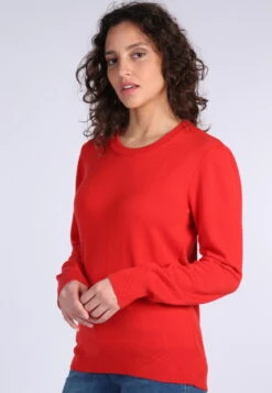 Strickpullover Alba - Burnt Orange -Modekleidung 05 032320050530