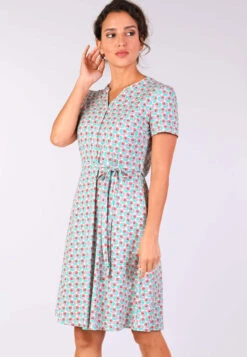 Kleid Tascha Flower Balloon - Ivory -Modekleidung 05 032410001100