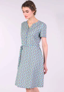 Kleid Tascha Flower Balloon - Royal Blue -Modekleidung 05 032410001282