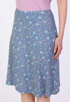 Rock Liska Flower Paisley - Royal Blue -Modekleidung 05 032410008282