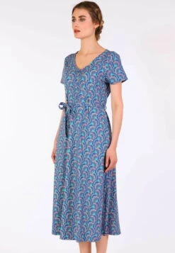 Kleid Ise Flower Parade - Royal Blue -Modekleidung 05 032410012282