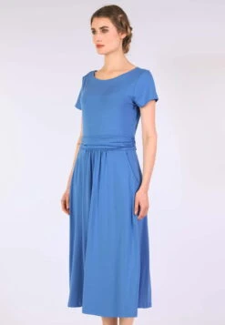 Kleid Malinda Solid - Royal Blue -Modekleidung 05 032410035282