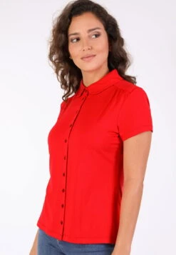 Bluse Andyra Solid - Poppy -Modekleidung 05 032410036489