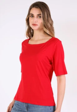 T-Shirt Constantina Solid - Poppy -Modekleidung 05 032410037489