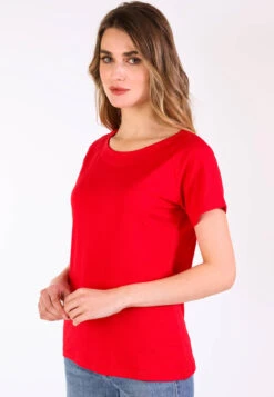T-Shirt Zoe Solid - Poppy -Modekleidung 05 032410038489