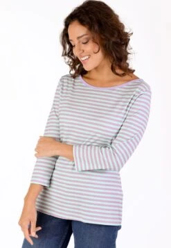 Shirt Ailina Stripe - Fresh Mint 12 Shirt Ailina Stripe - Fresh Mint -Modekleidung 05 032410040264