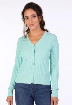 Strickjacke Carlotte - Fresh Mint -Modekleidung 05 032410047264