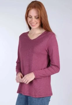 Langarmshirt Adiselle- Wine -Modekleidung 05 062320001499