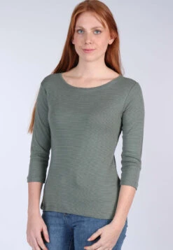 Langarmshirt Pipitta - Thyme -Modekleidung 05 062320002217