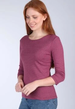 Langarmshirt Pipitta - Wine -Modekleidung 05 062320002499