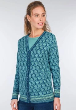 Strickjacke Christi Rose - Deep Ocean 13 Strickjacke Christi Rose - Deep Ocean -Modekleidung 05 062410005328