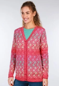 Strickjacke Christi Flower- Azalea -Modekleidung 05 062410012504