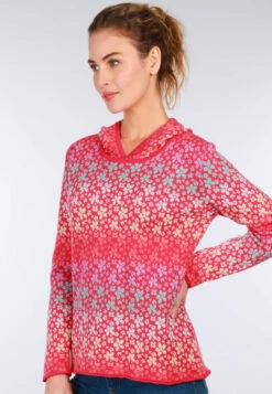 Strickpullover Minni Flower - Azalea -Modekleidung 05 062410013504