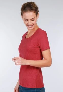 T-Shirt Sarina - Rubin -Modekleidung 05 062410017501