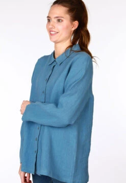 Bluse Felka - Swedish Blue 12 Bluse Felka - Swedish Blue -Modekleidung 05 082410012312