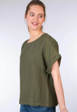 Bluse Arlyn - Olive -Modekleidung 05 082410018204